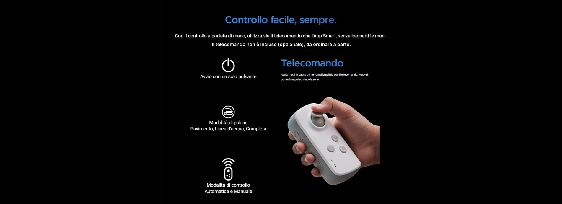 Pulitore automatico wireless per piscine Leonardo XC 24 novità 2025